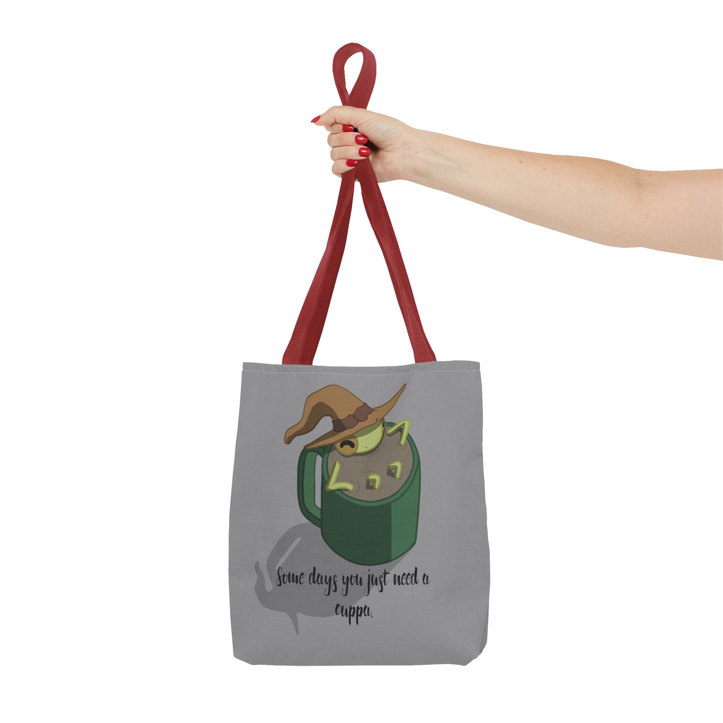 Cup of tea frog tote
