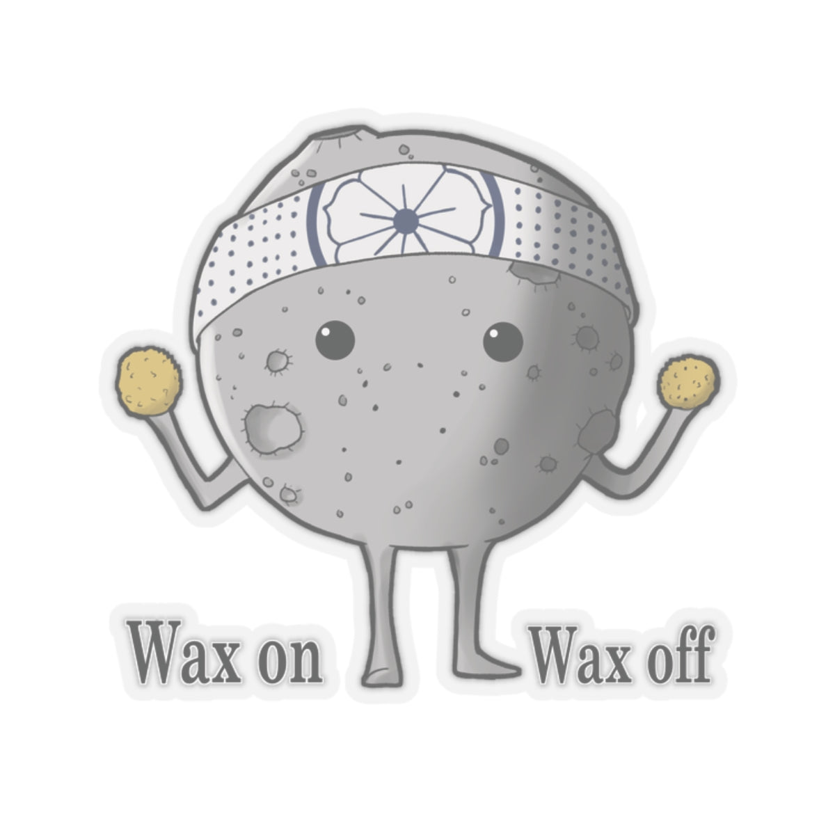 Waxing moon Stickers