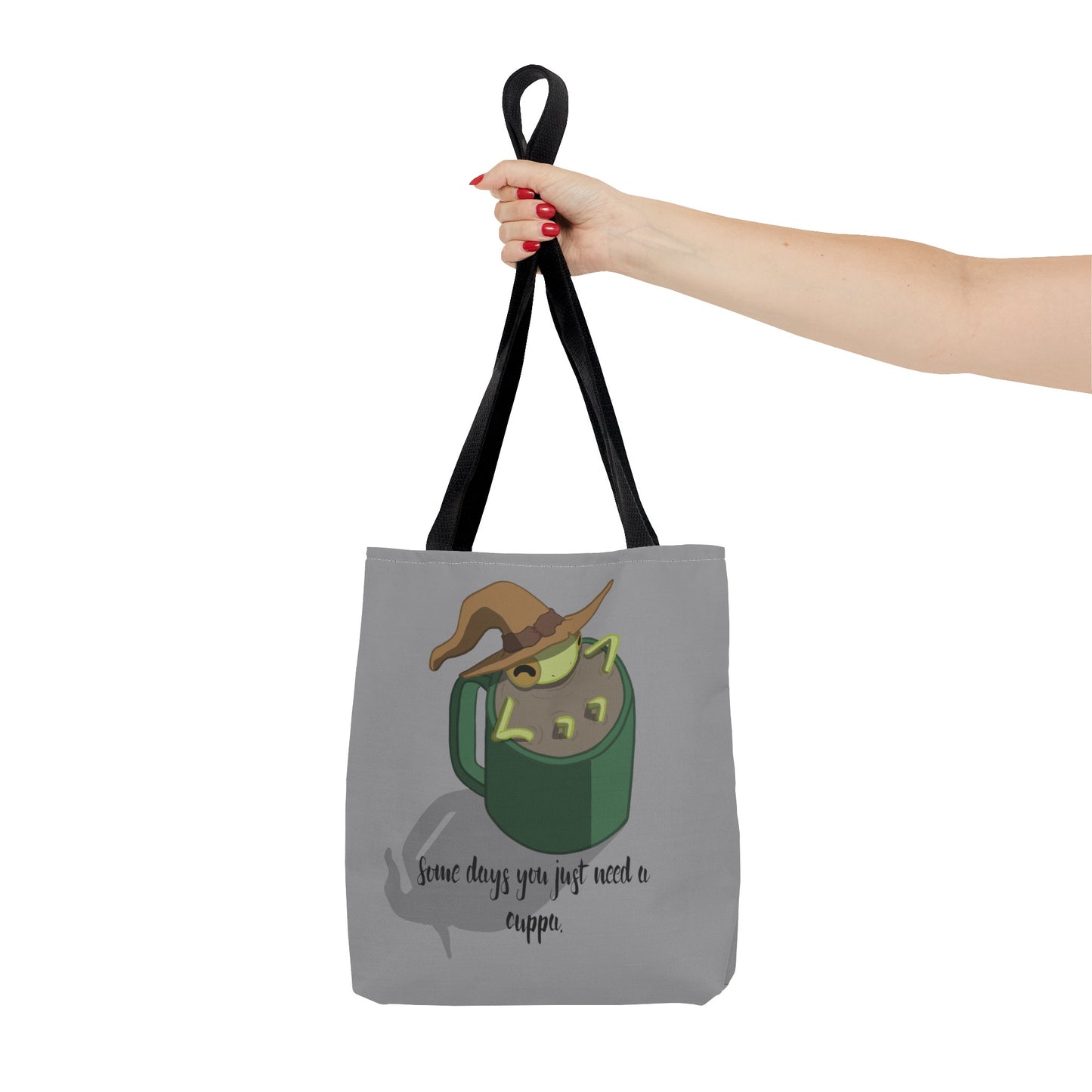 Cup of tea frog tote