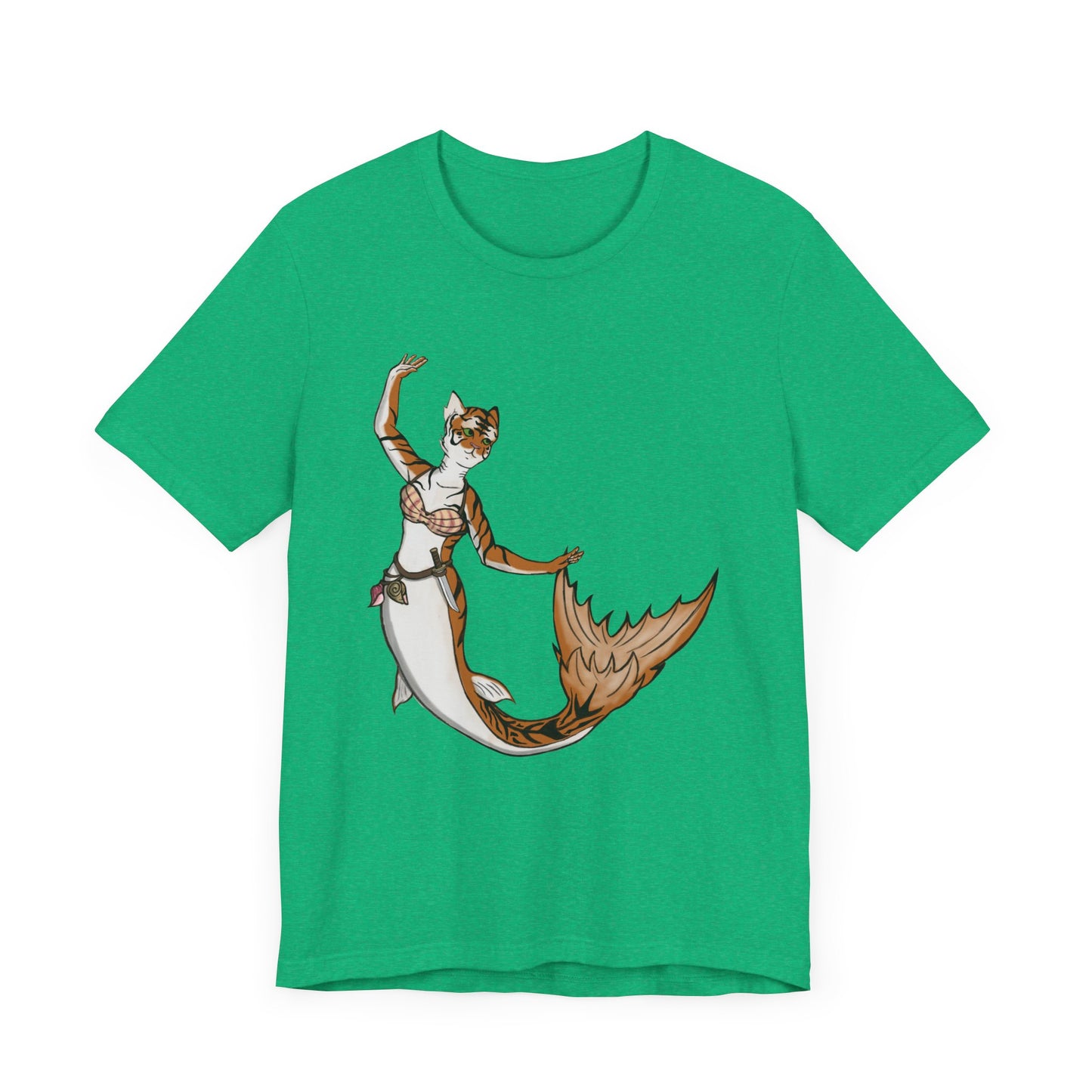 Mermaid cat Unisex Jersey Short Sleeve Tee