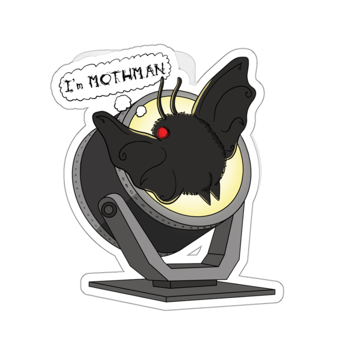 Mothman Stickers