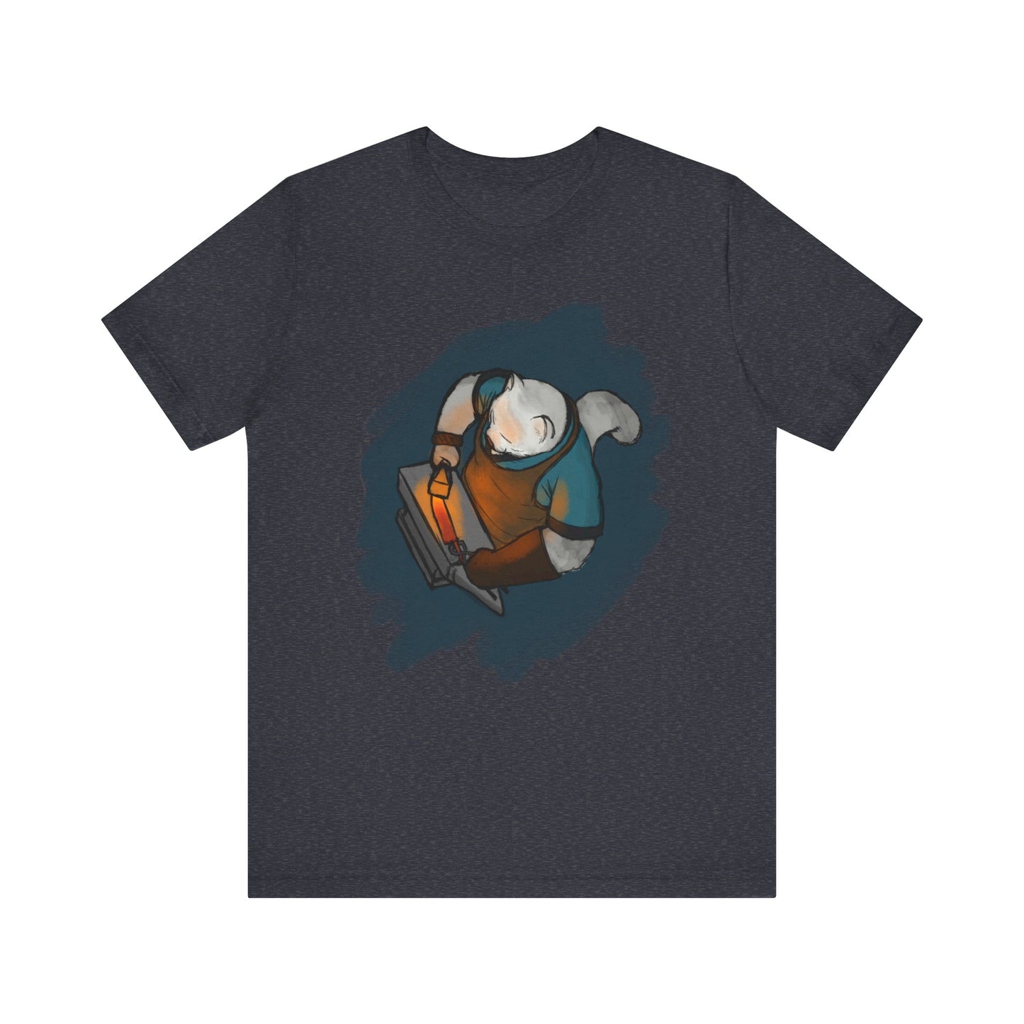 Blacksmith Cat Unisex Jersey Short Sleeve Tee