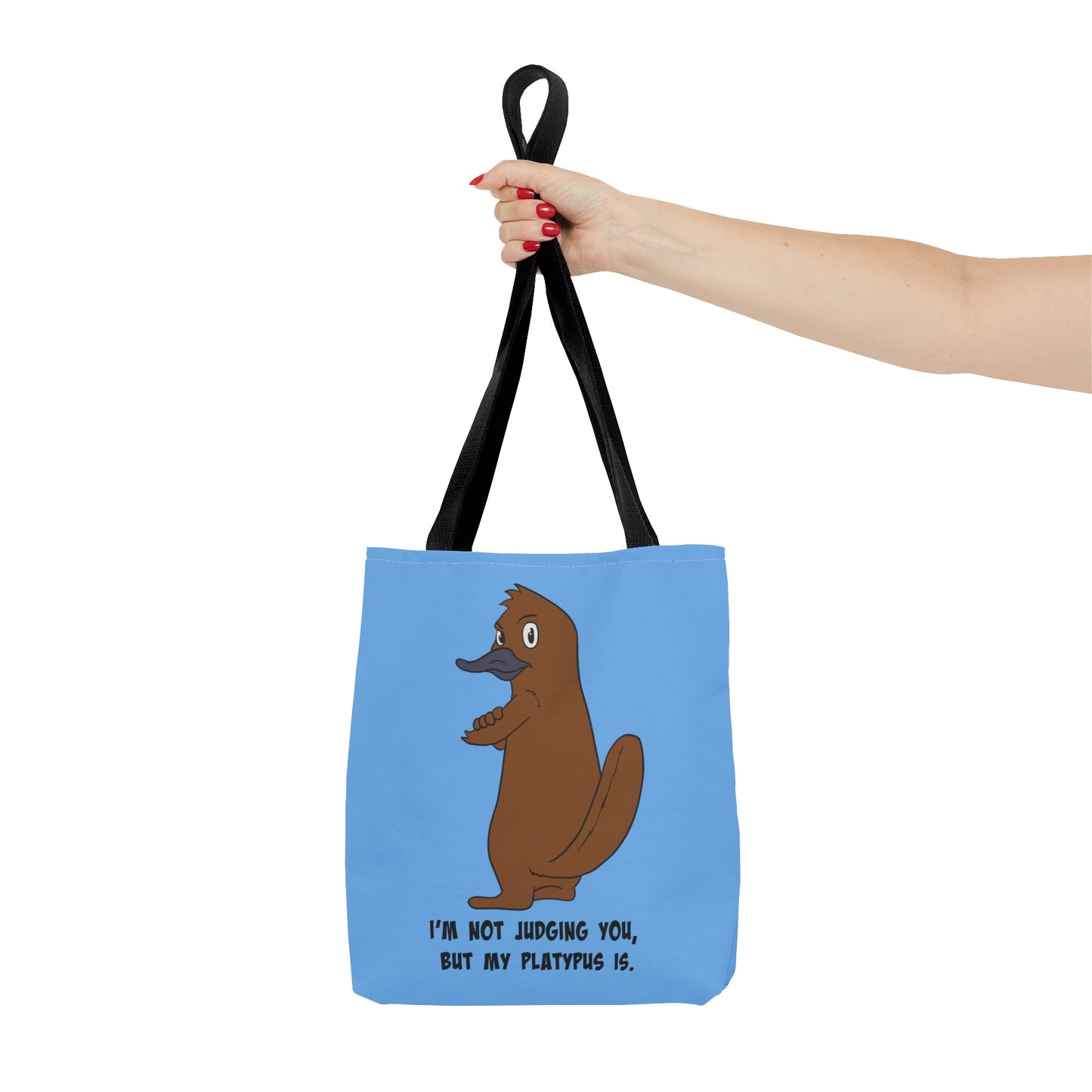 Judgy Platypus tote