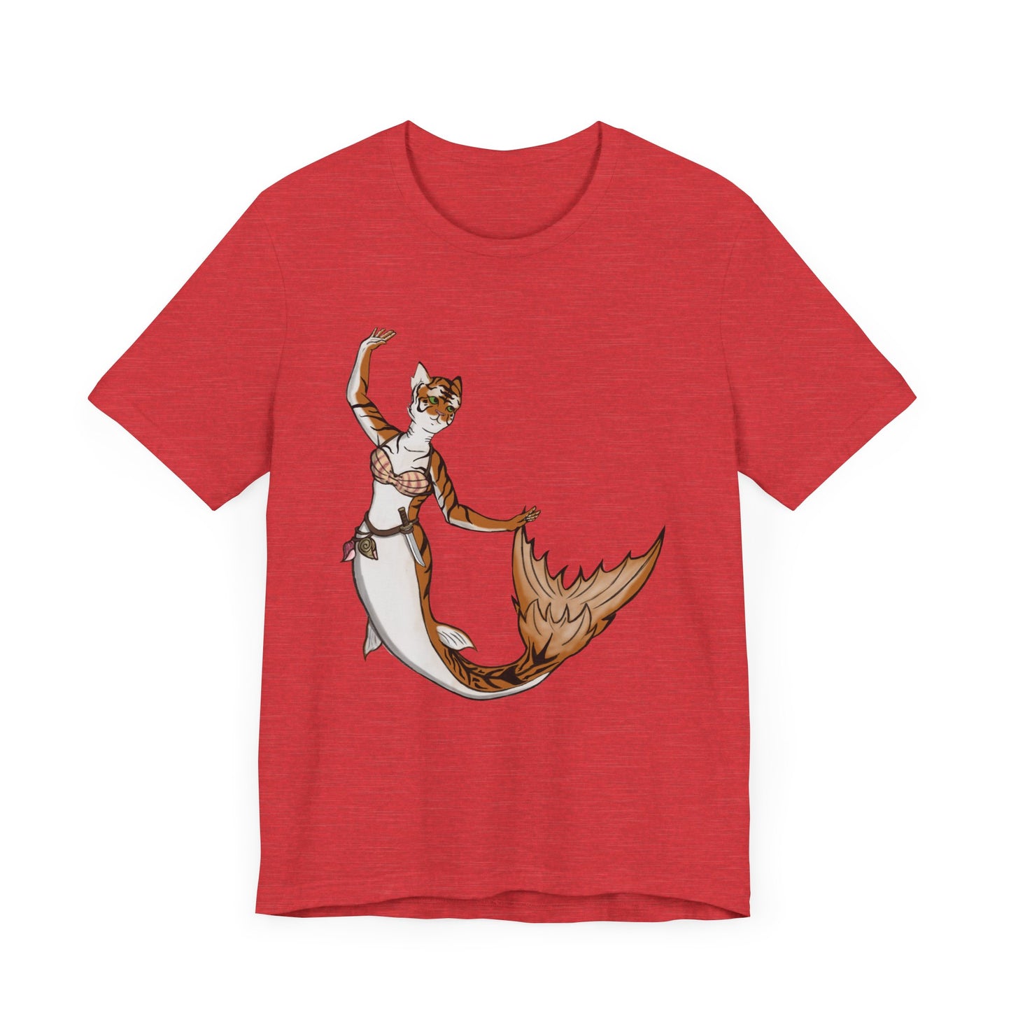 Mermaid cat Unisex Jersey Short Sleeve Tee