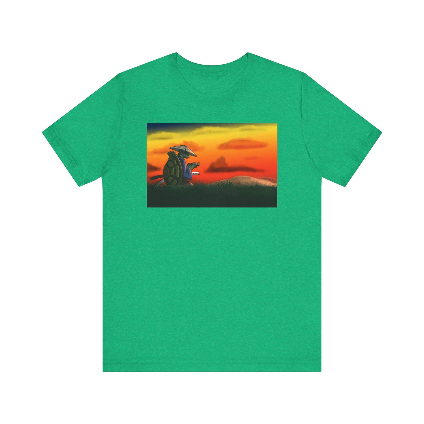 Samurai turtle Unisex Jersey Short Sleeve Tee