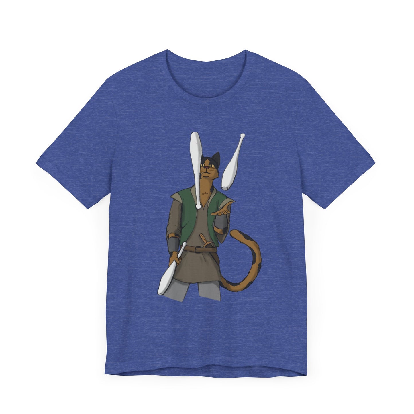 Cat juggler Unisex Jersey Short Sleeve Tee