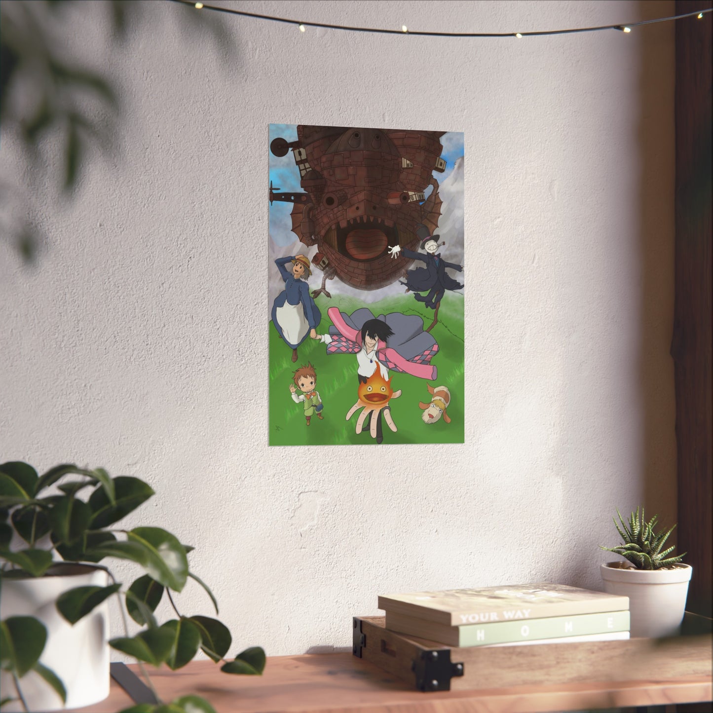 Moving castle Art Posters