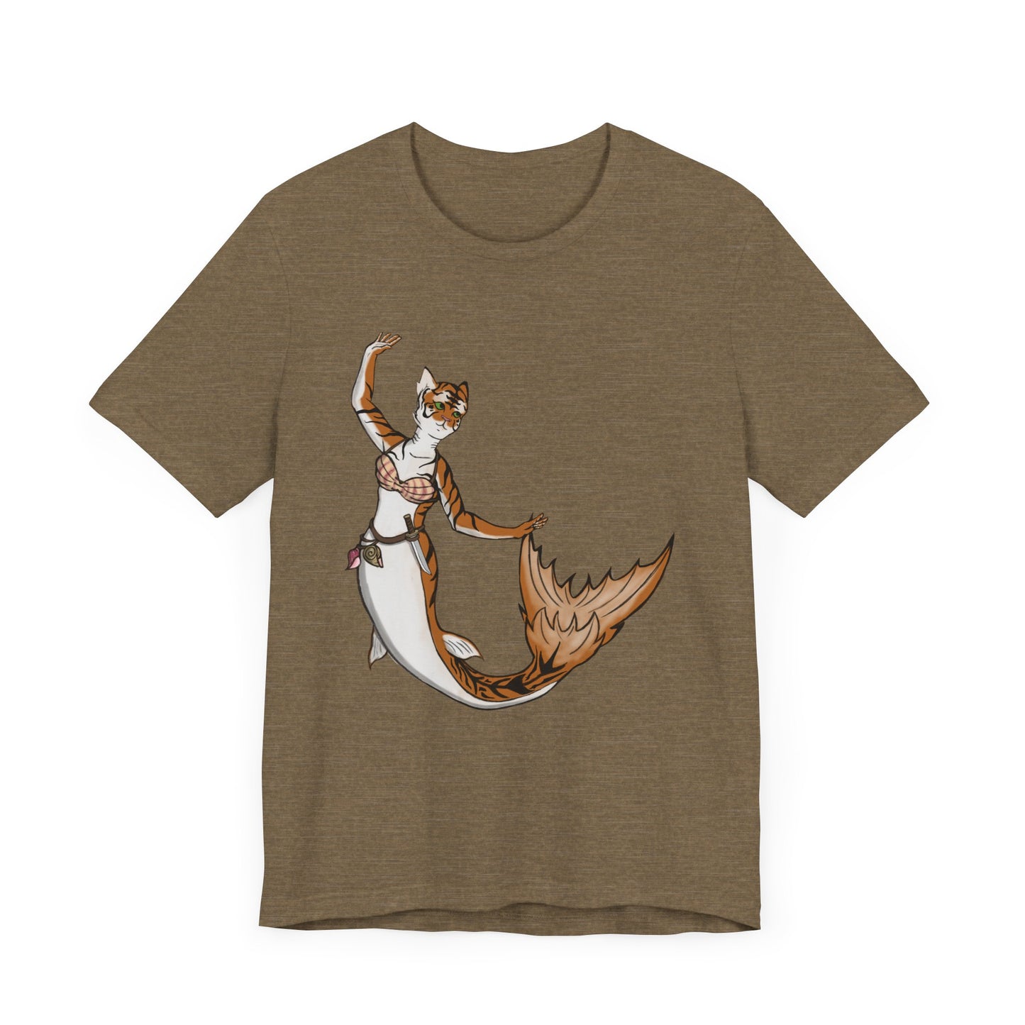 Mermaid cat Unisex Jersey Short Sleeve Tee