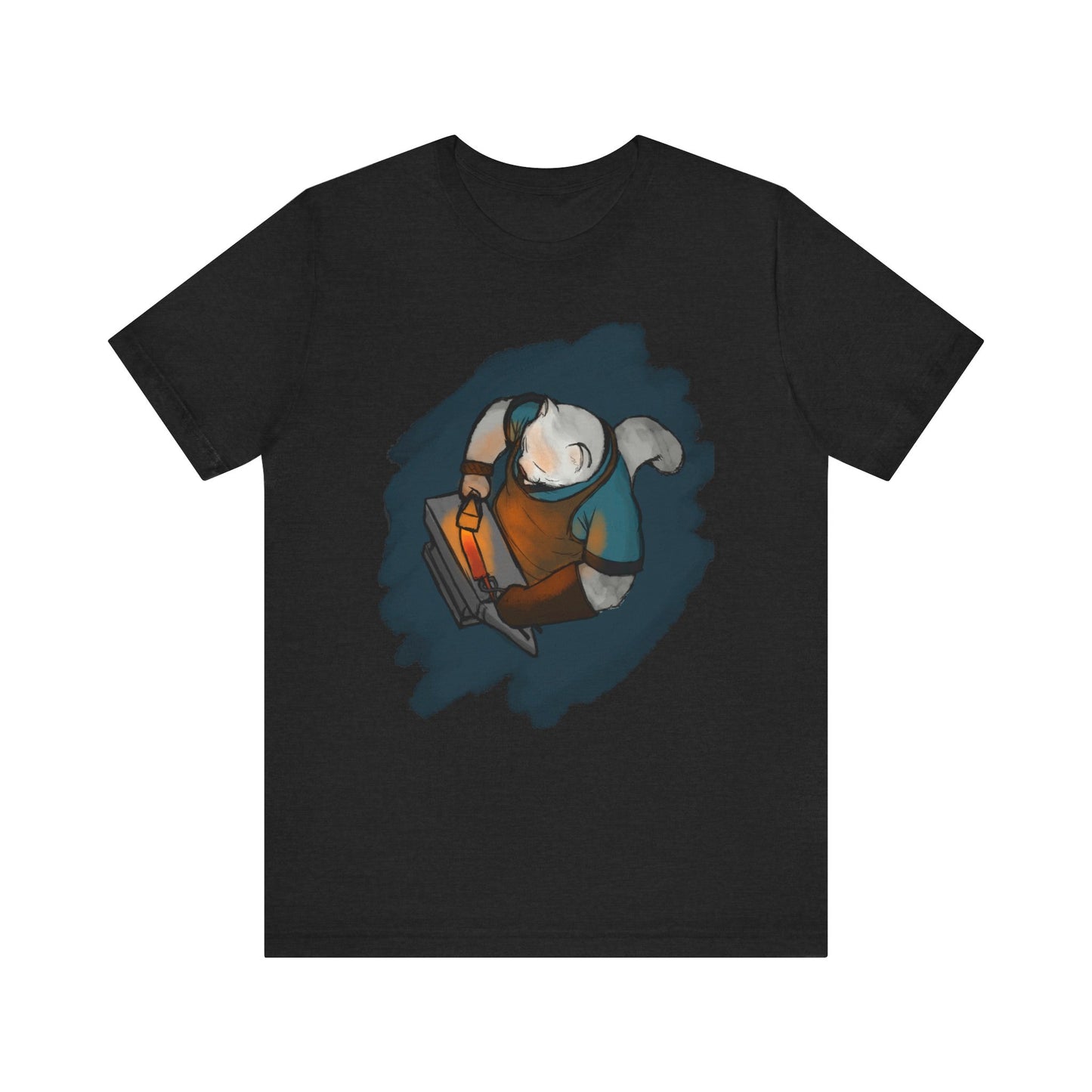 Blacksmith Cat Unisex Jersey Short Sleeve Tee
