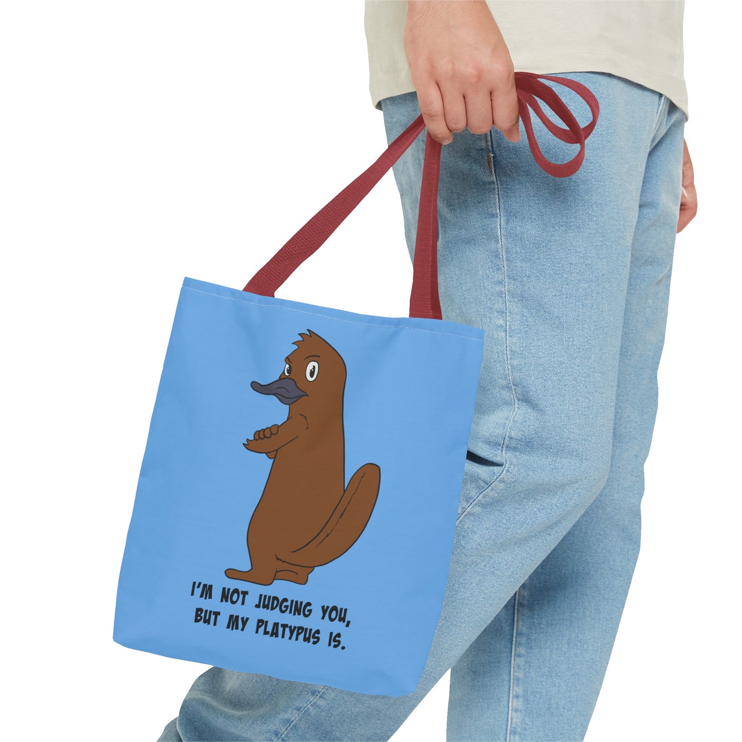 Judgy Platypus tote