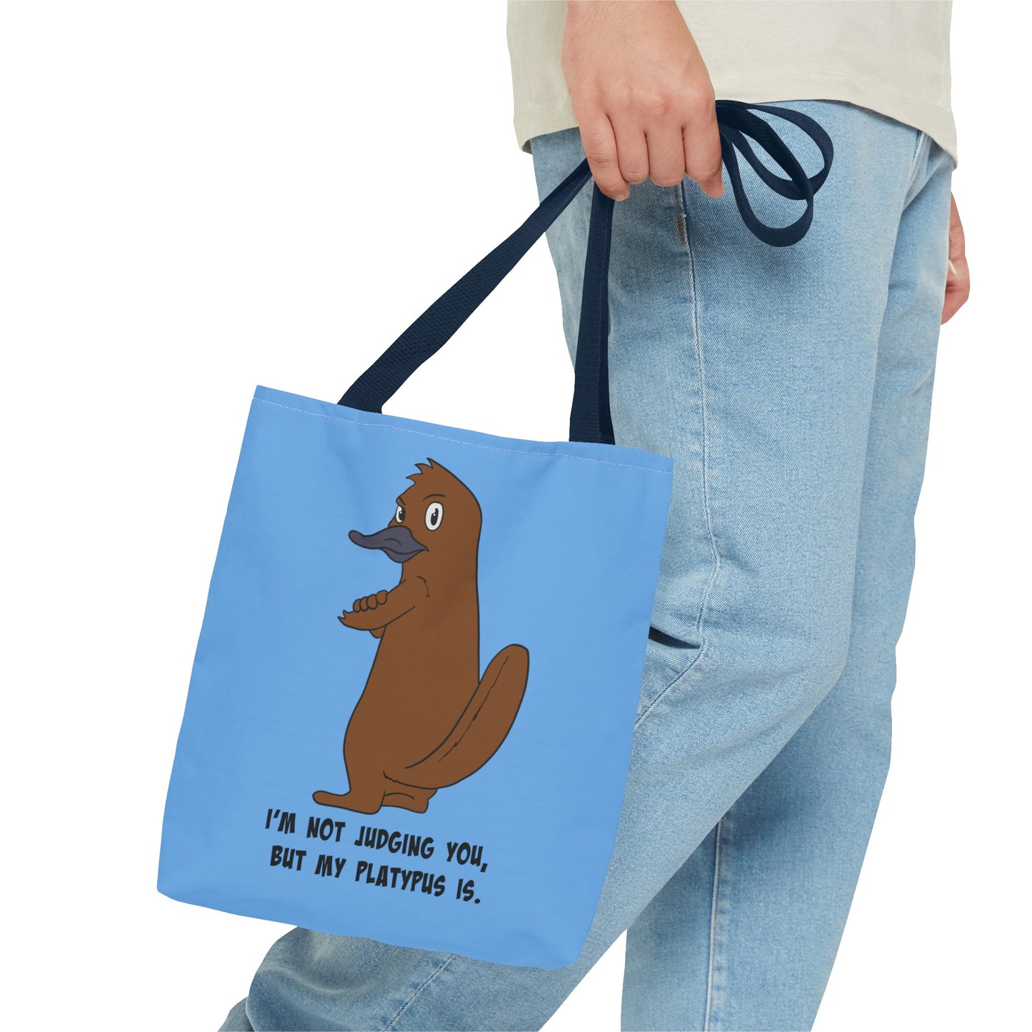Judgy Platypus tote