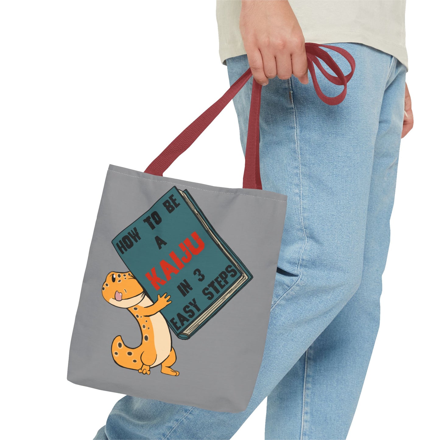 Book lizard tote