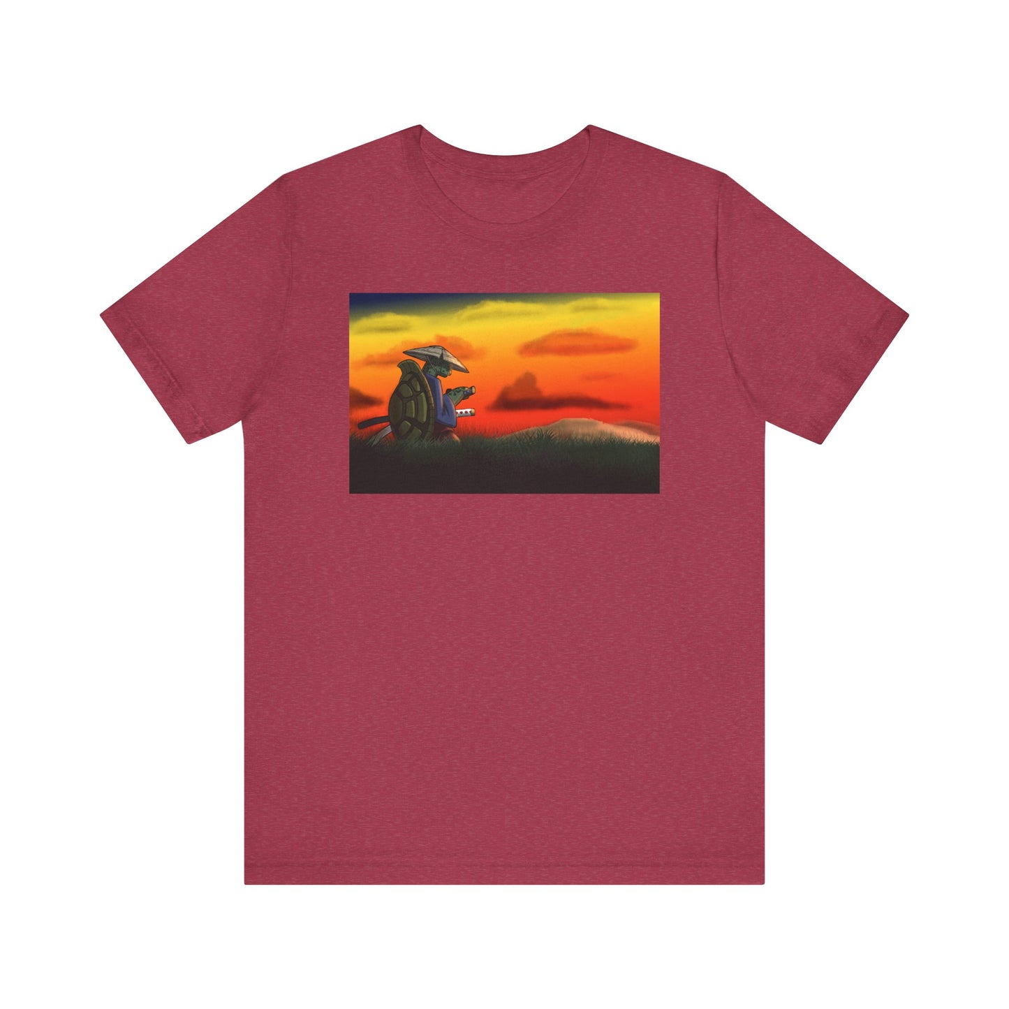 Samurai turtle Unisex Jersey Short Sleeve Tee
