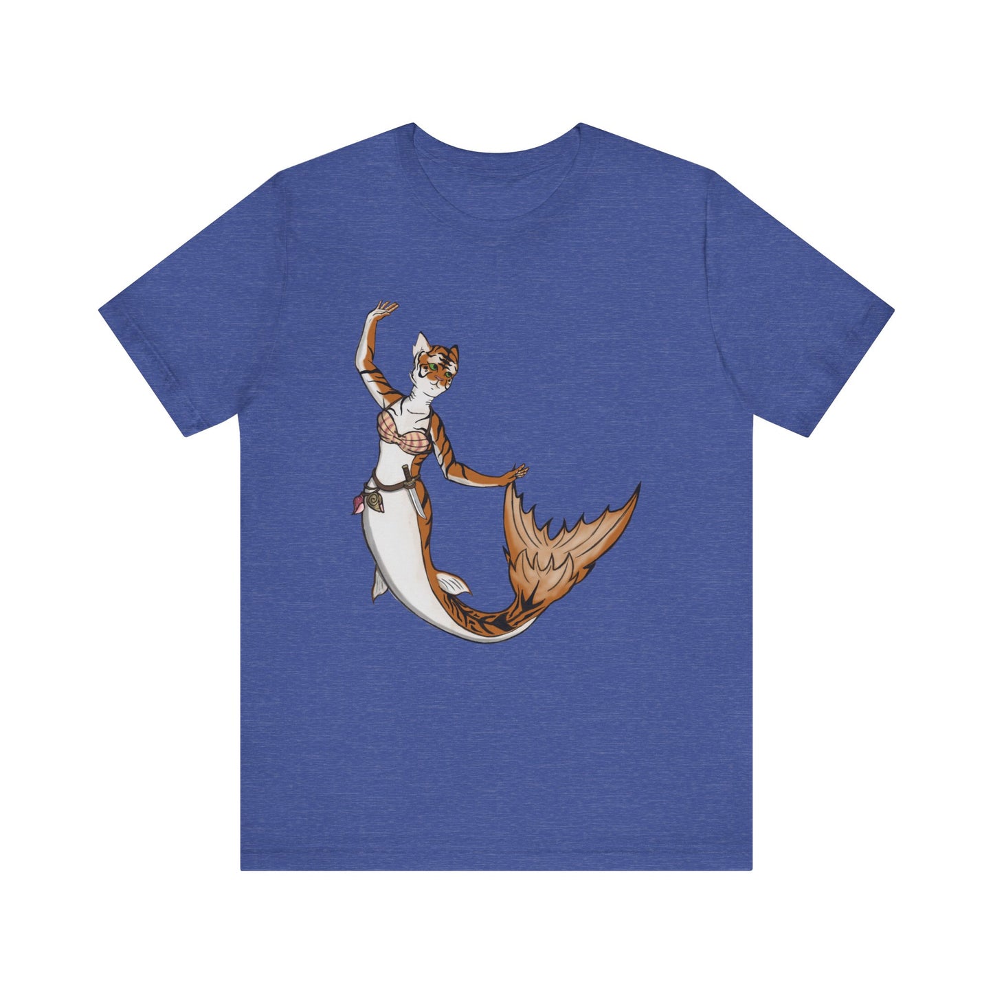 Mermaid cat Unisex Jersey Short Sleeve Tee