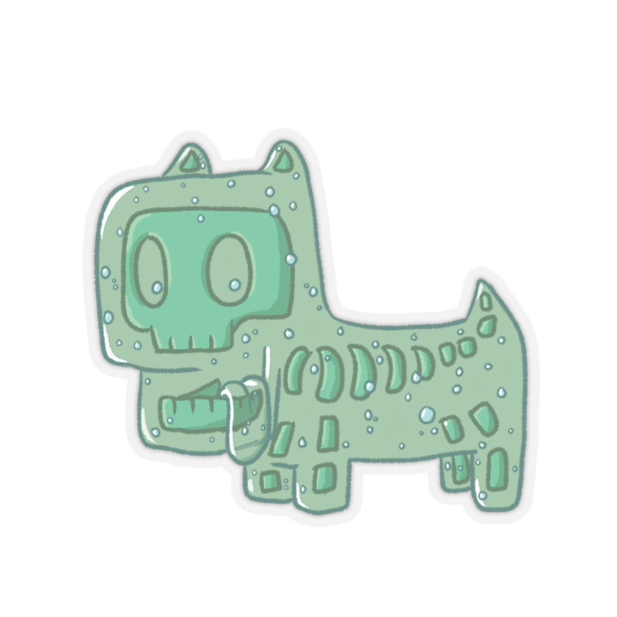Gelatinous doggo Stickers
