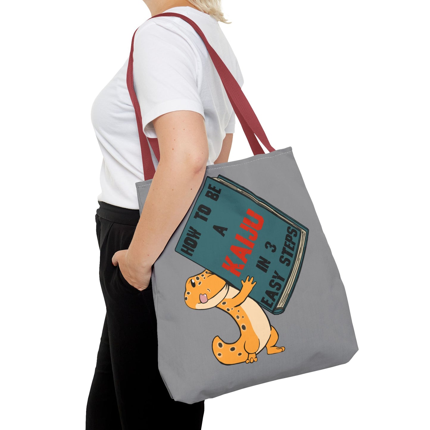 Book lizard tote