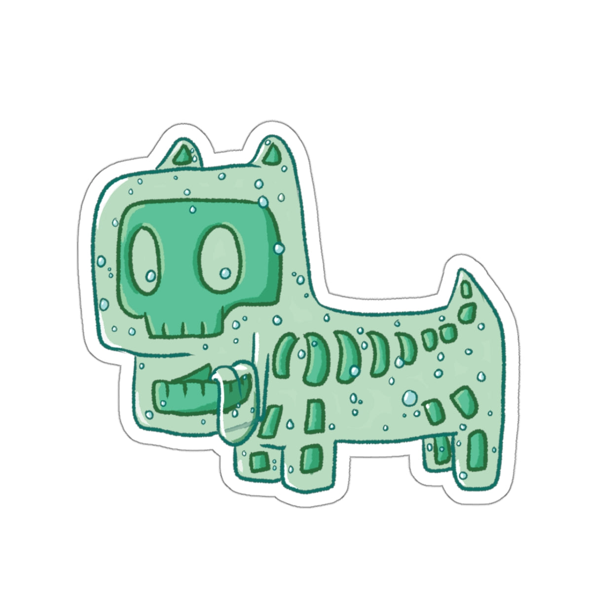 Gelatinous doggo Stickers