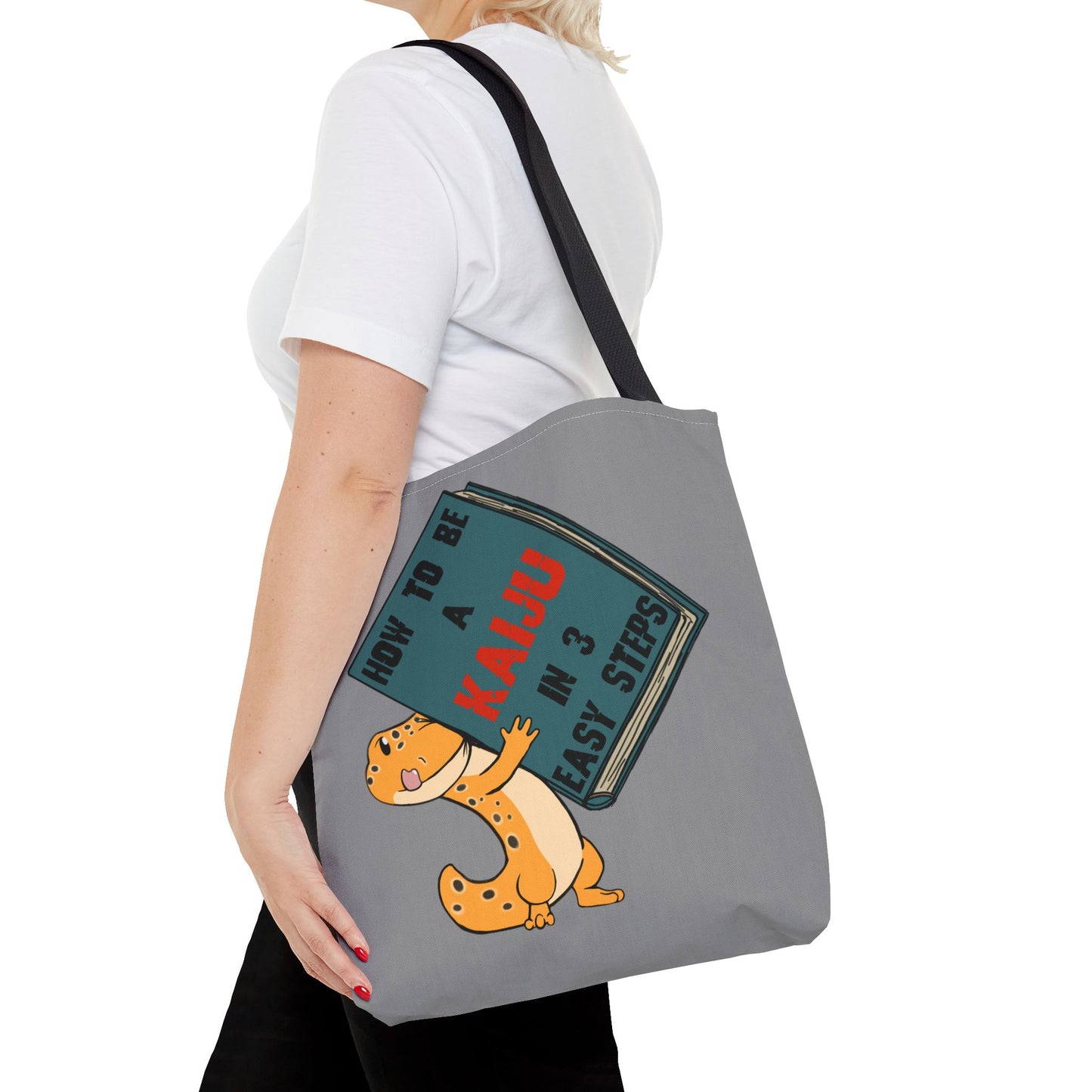Book lizard tote