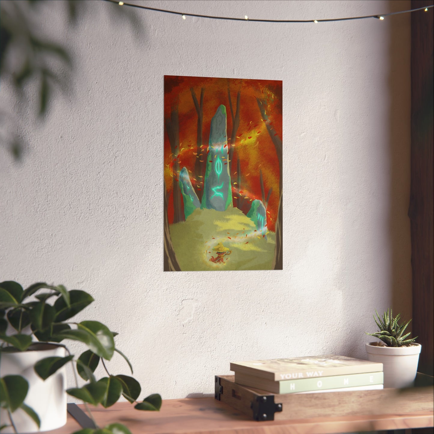 Fall wizard Art Posters