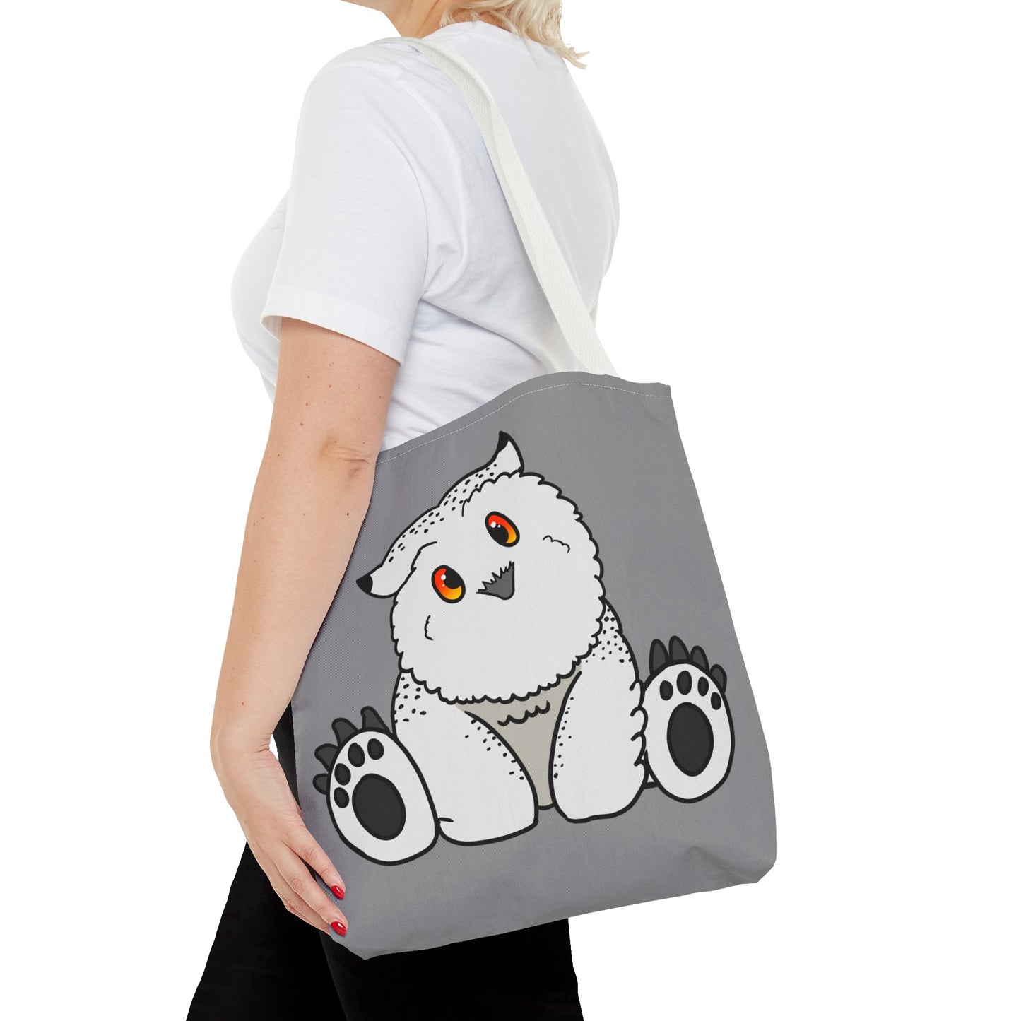 Chibi owlbear tote