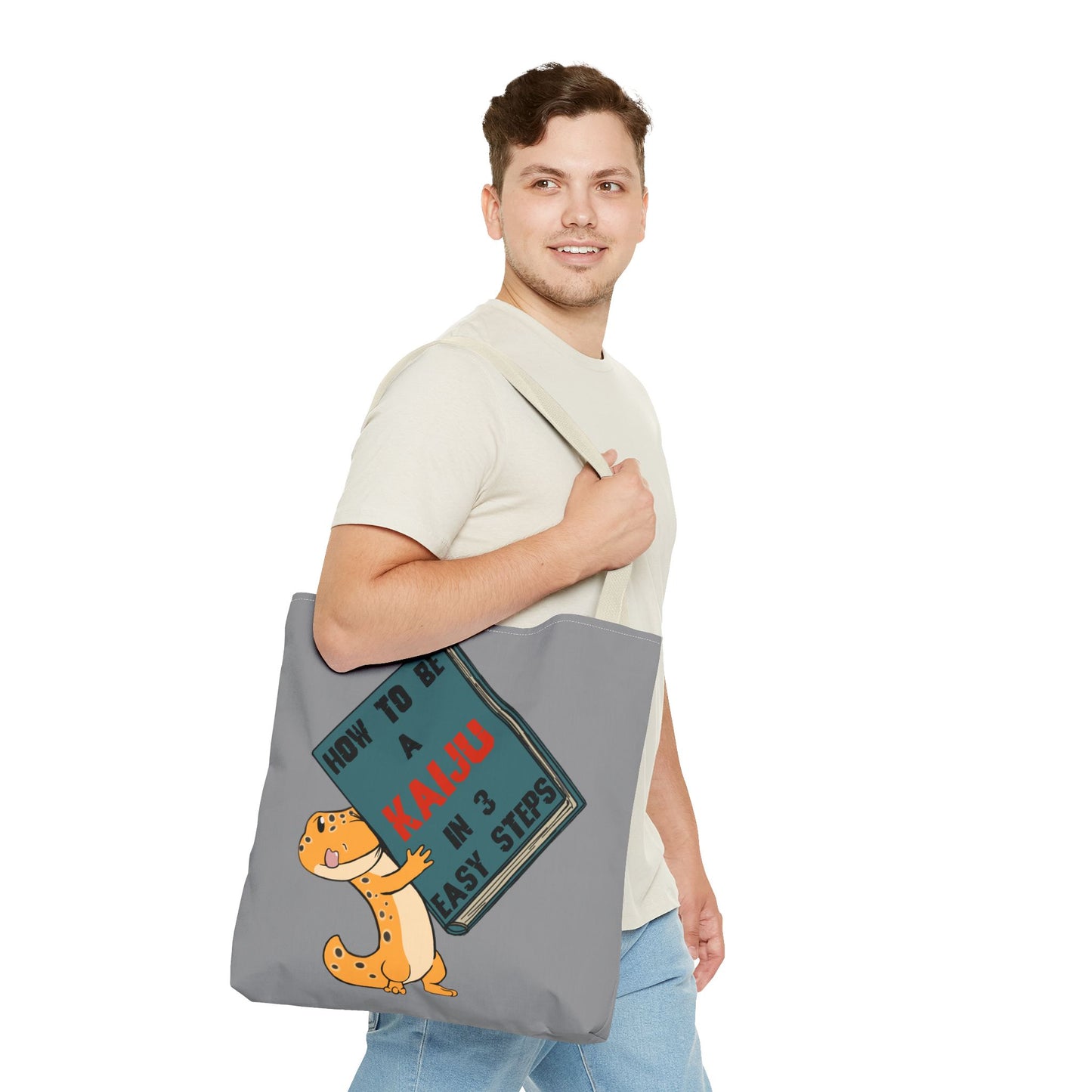 Book lizard tote