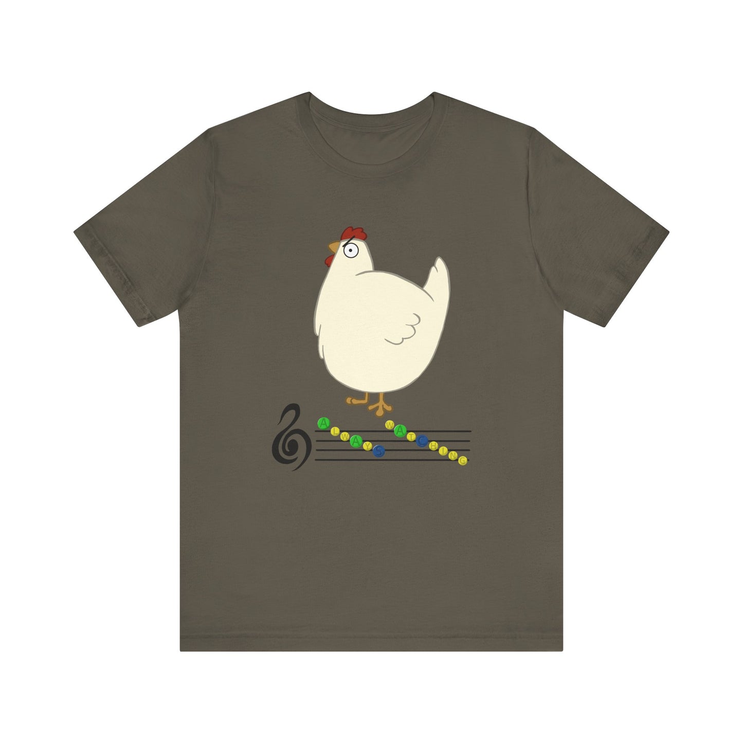 Dangerous chicken Short Sleeve Tee