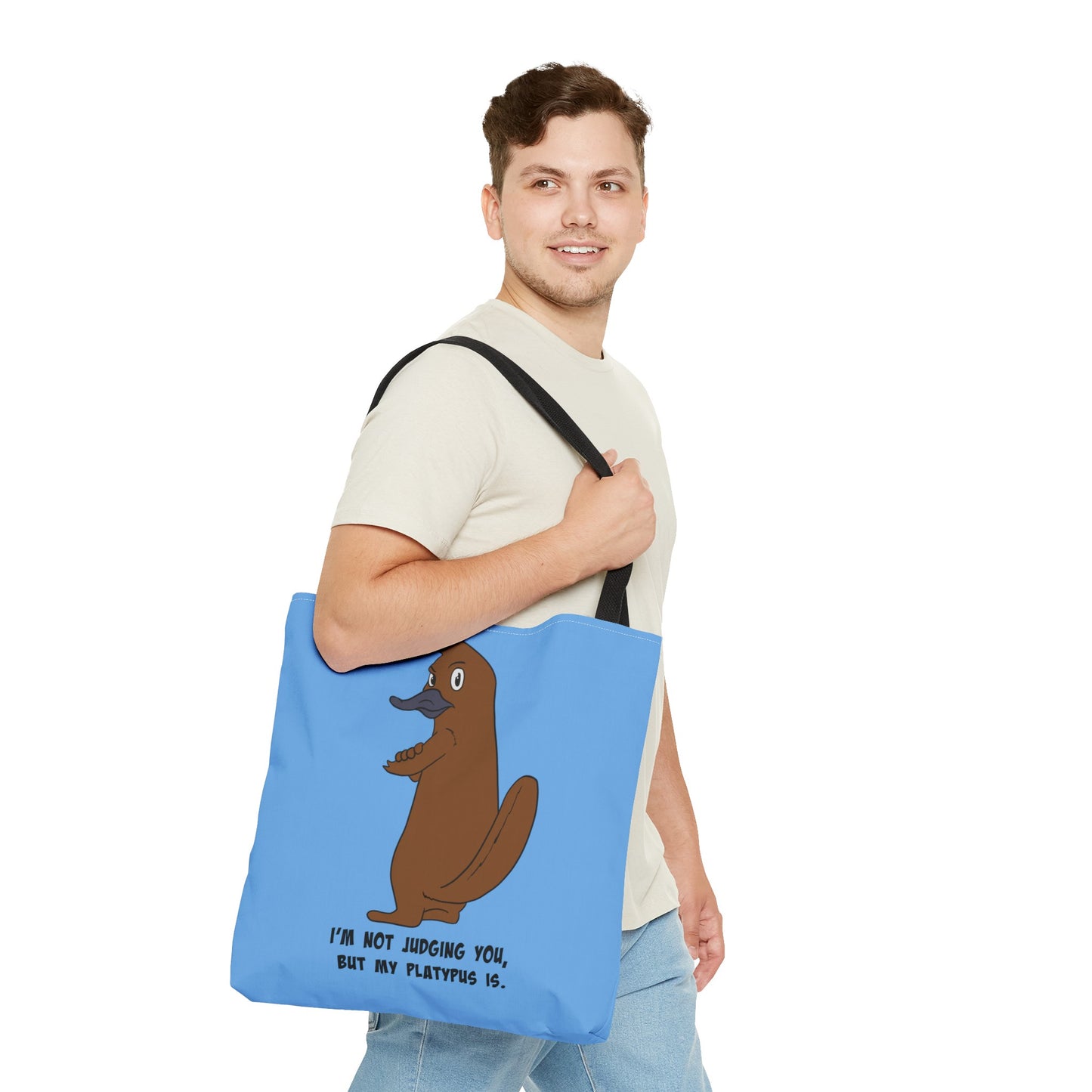 Judgy Platypus tote