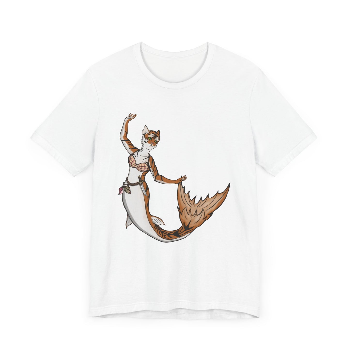 Mermaid cat Unisex Jersey Short Sleeve Tee