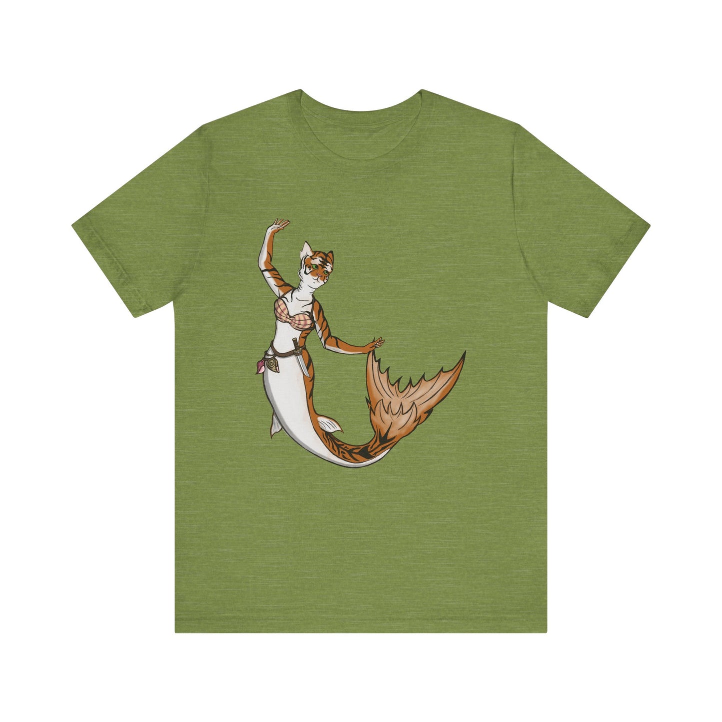 Mermaid cat Unisex Jersey Short Sleeve Tee