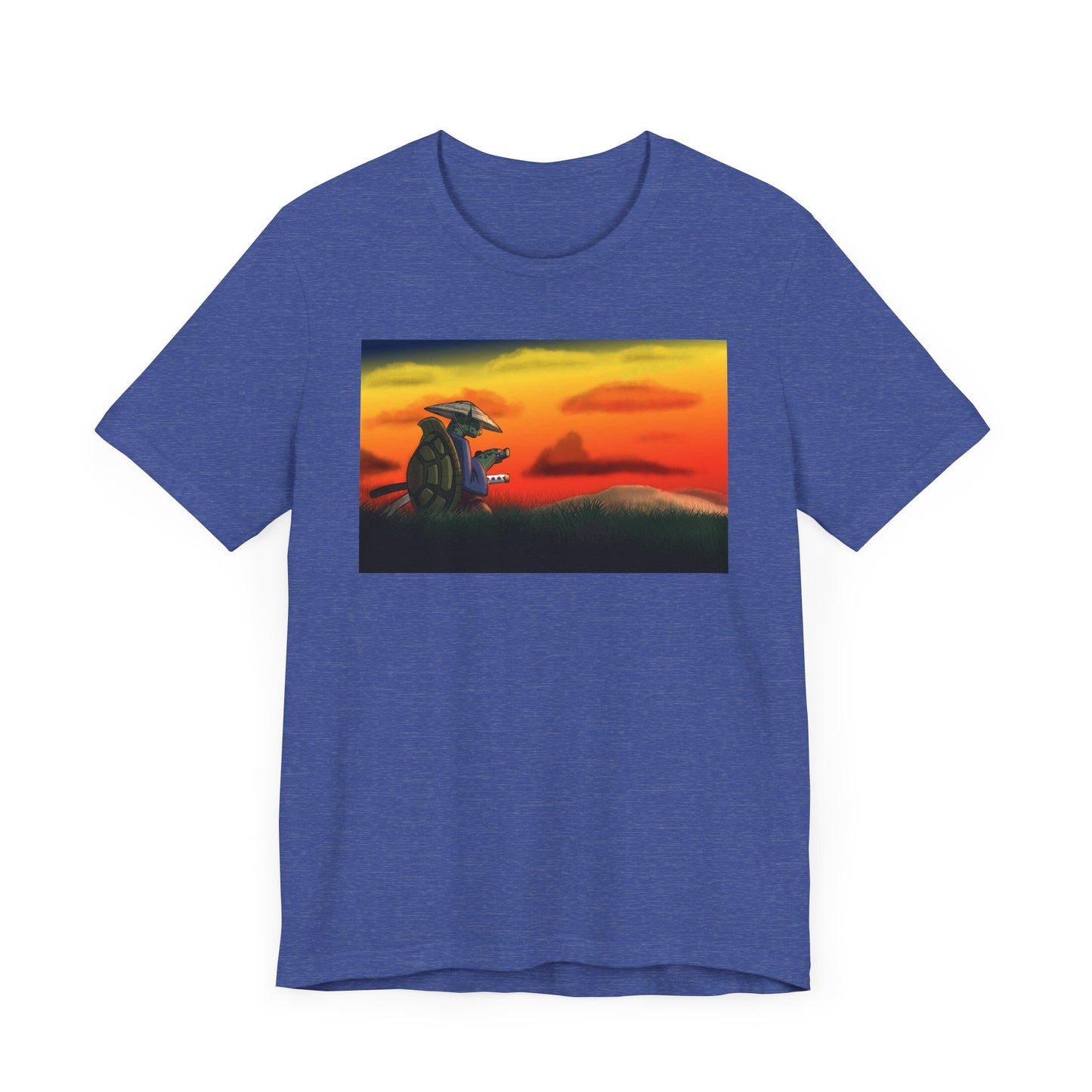 Samurai turtle Unisex Jersey Short Sleeve Tee