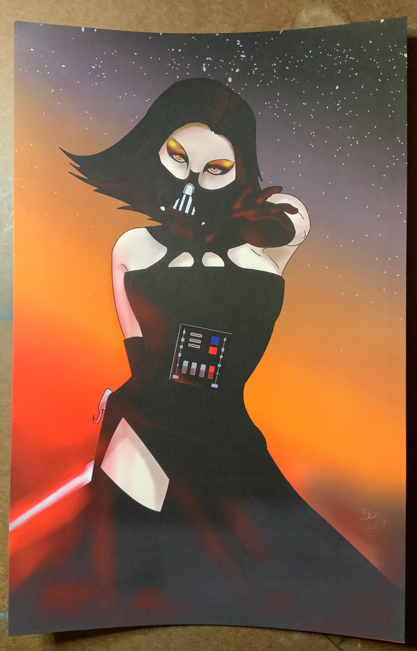 The dark Lady