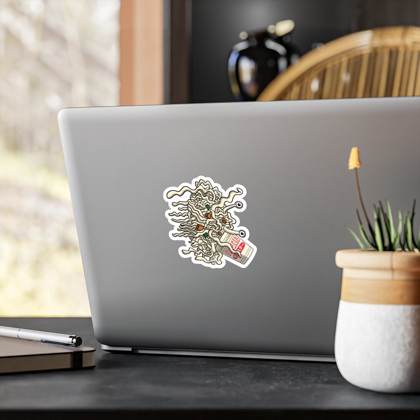 Flying Ramen monster Vinyl Decals