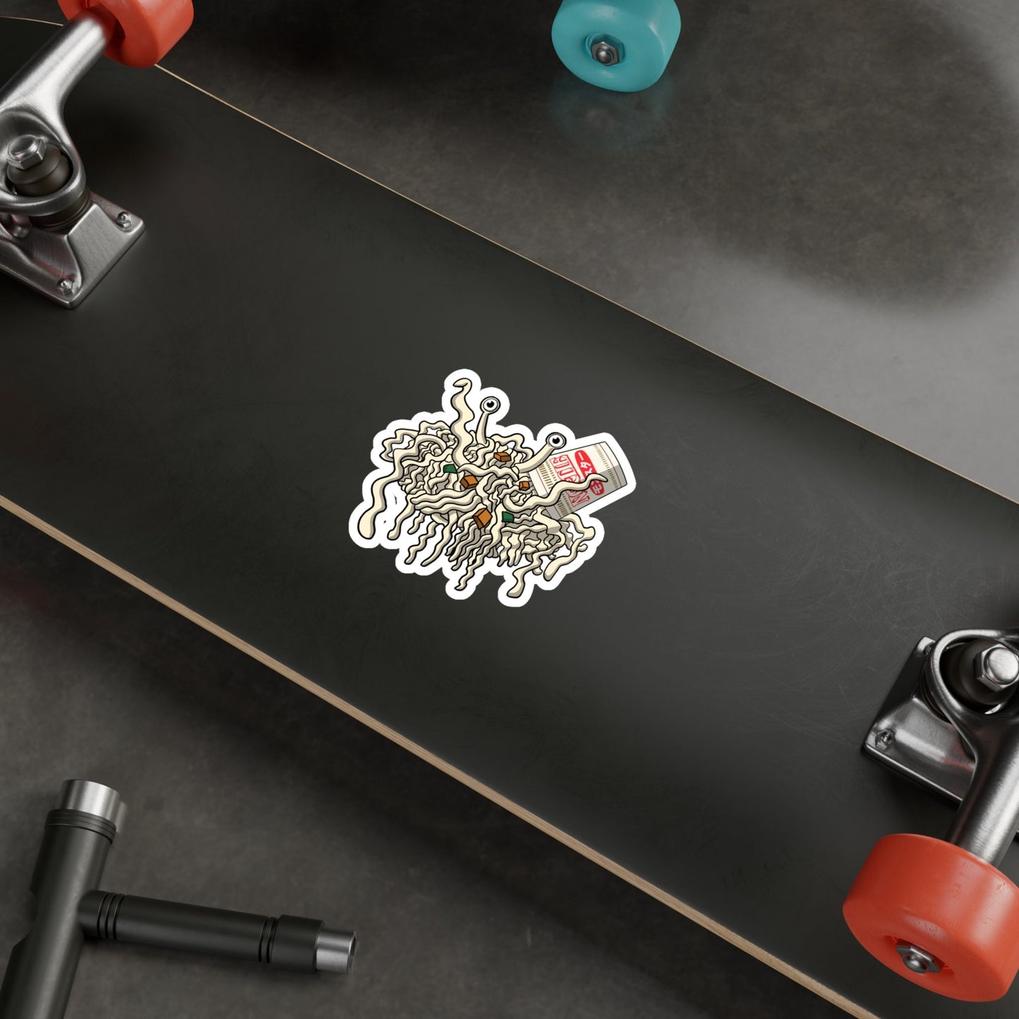 Flying Ramen monster Vinyl Decals