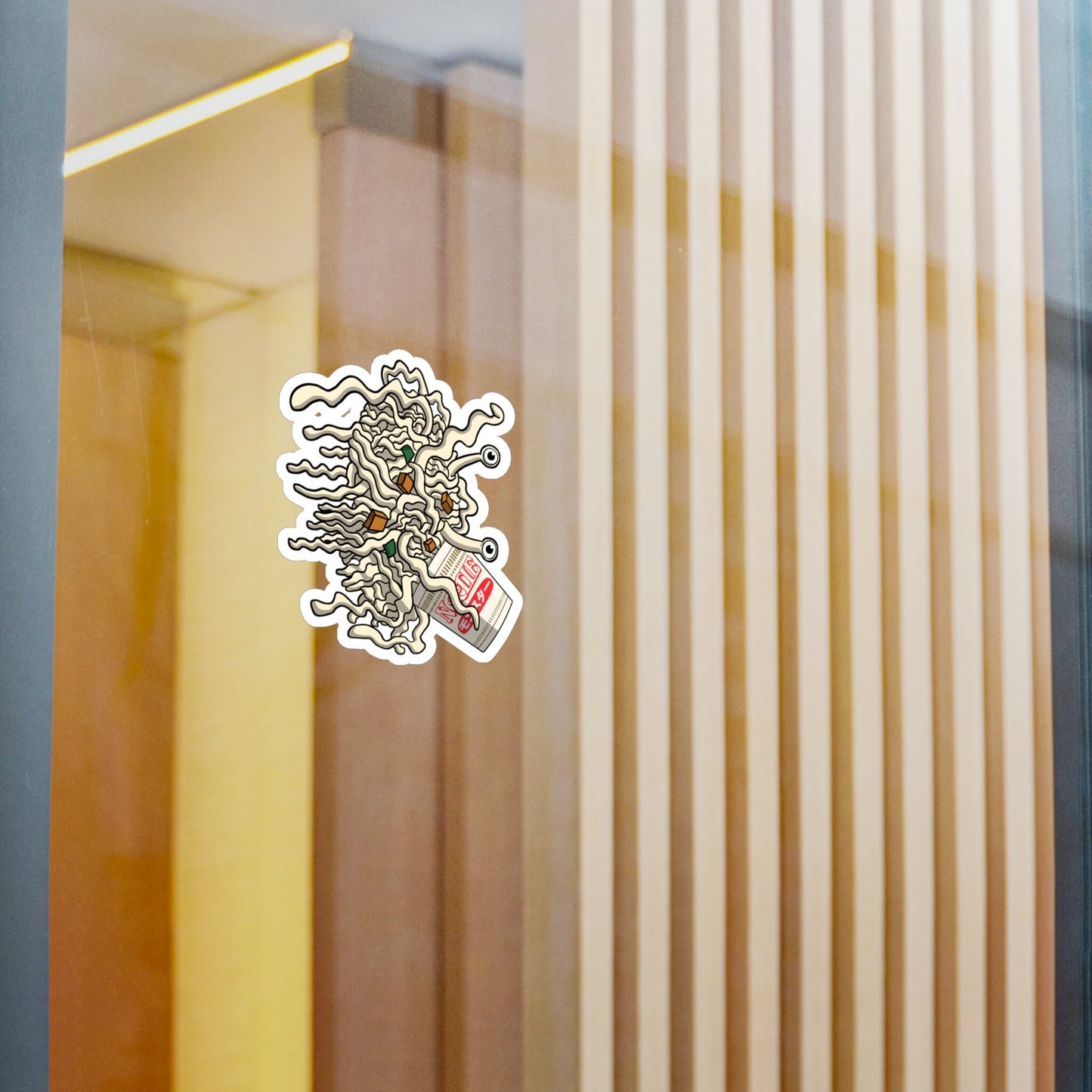 Flying Ramen monster Vinyl Decals