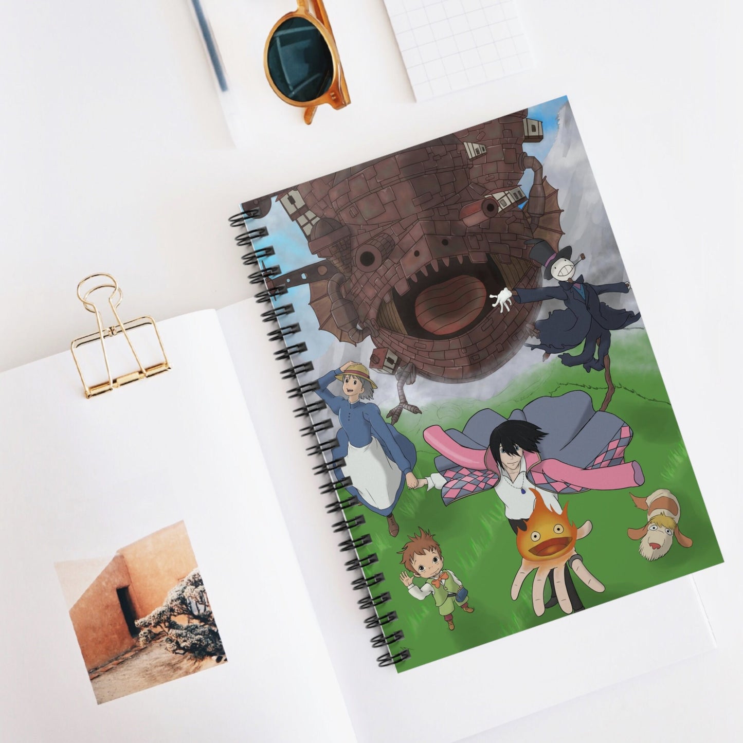 Howls moving castle Spiral journal