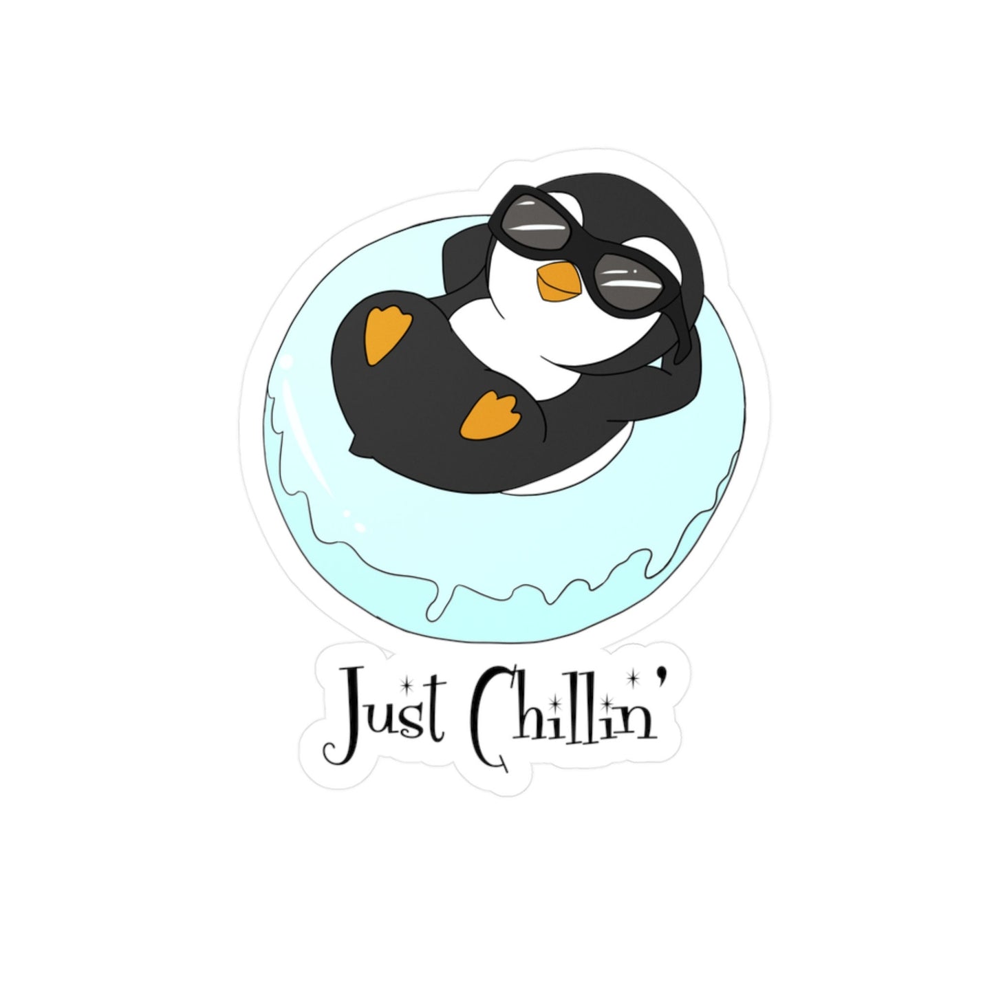 Just Chillin' sticker