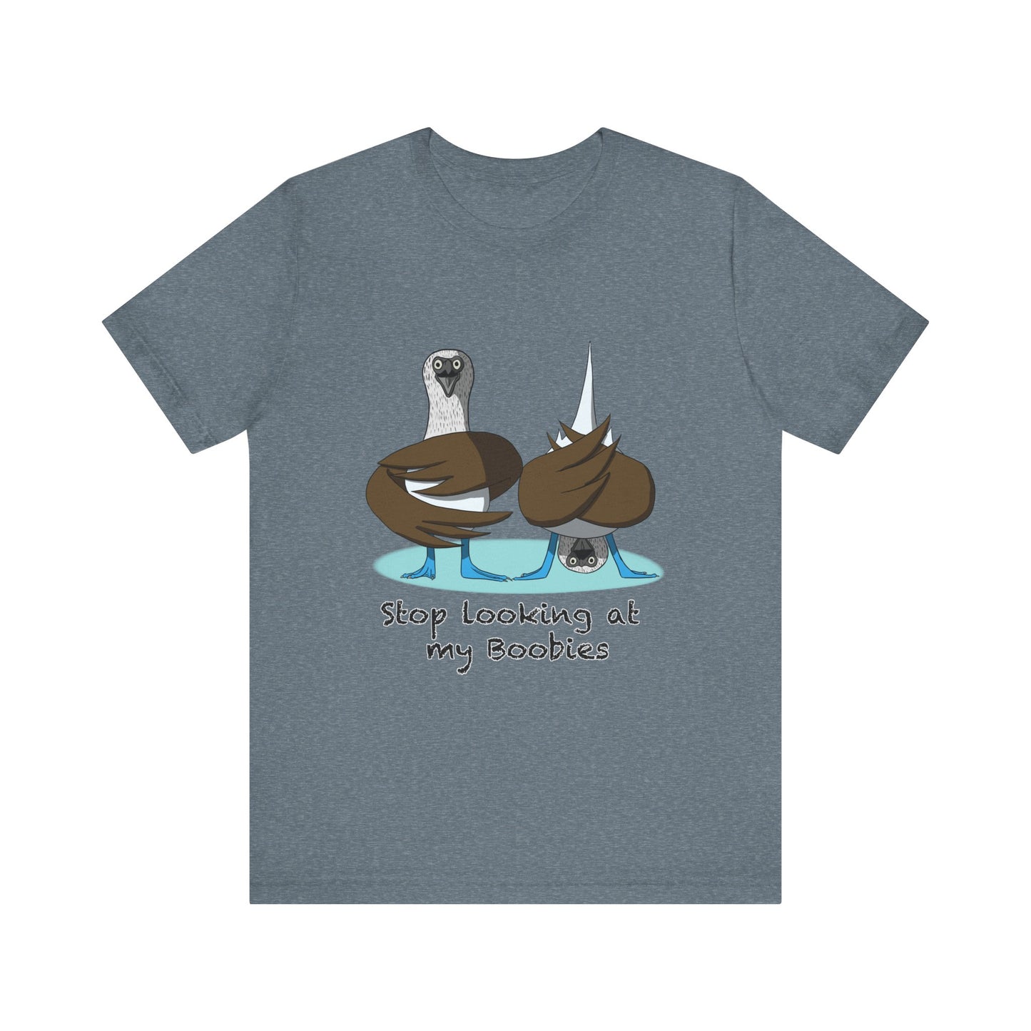 Blue footed Bird Unisex Jersey Short Sleeve Tee