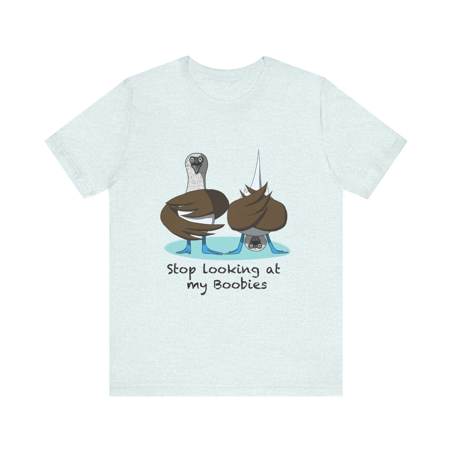 Blue footed Bird Unisex Jersey Short Sleeve Tee