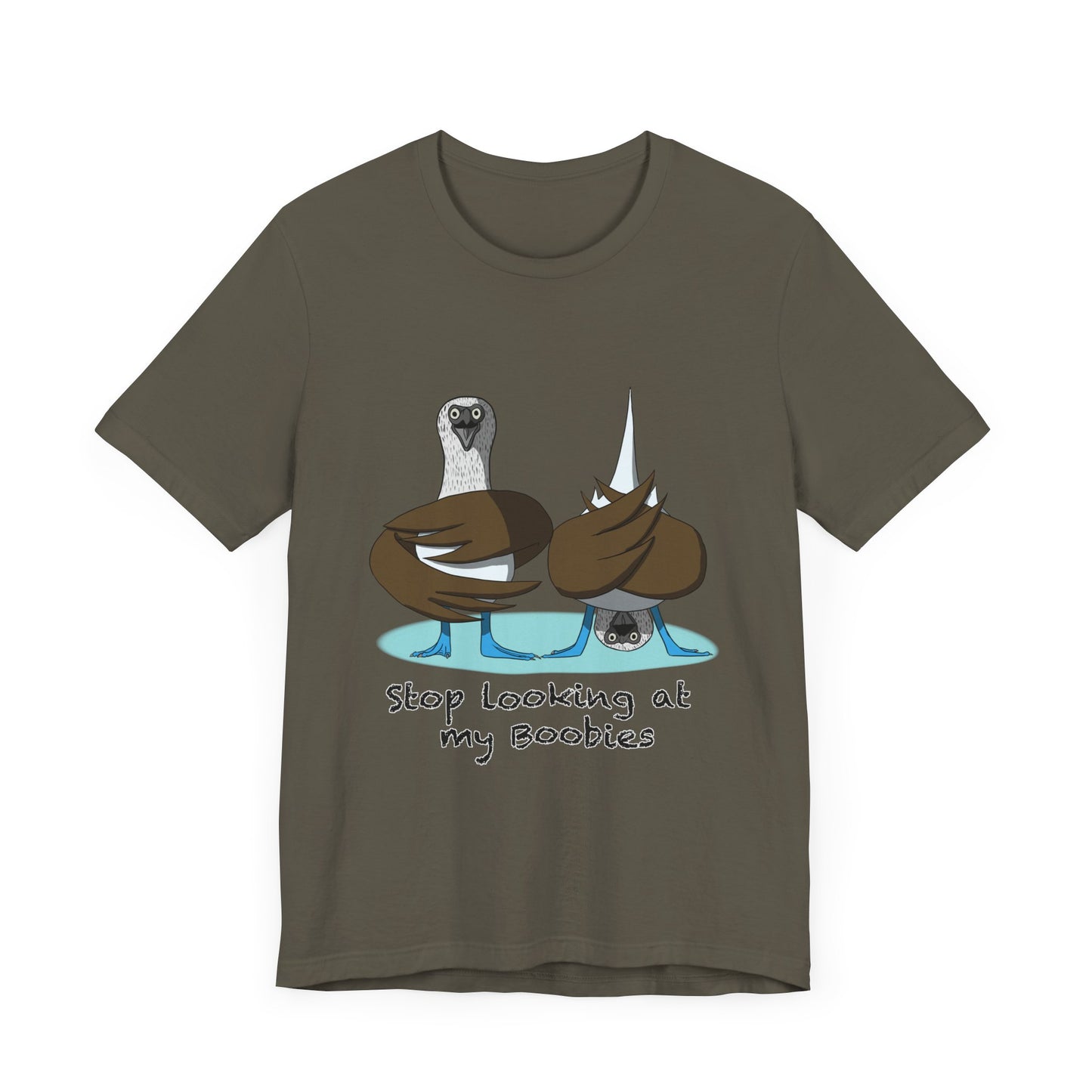 Blue footed Bird Unisex Jersey Short Sleeve Tee