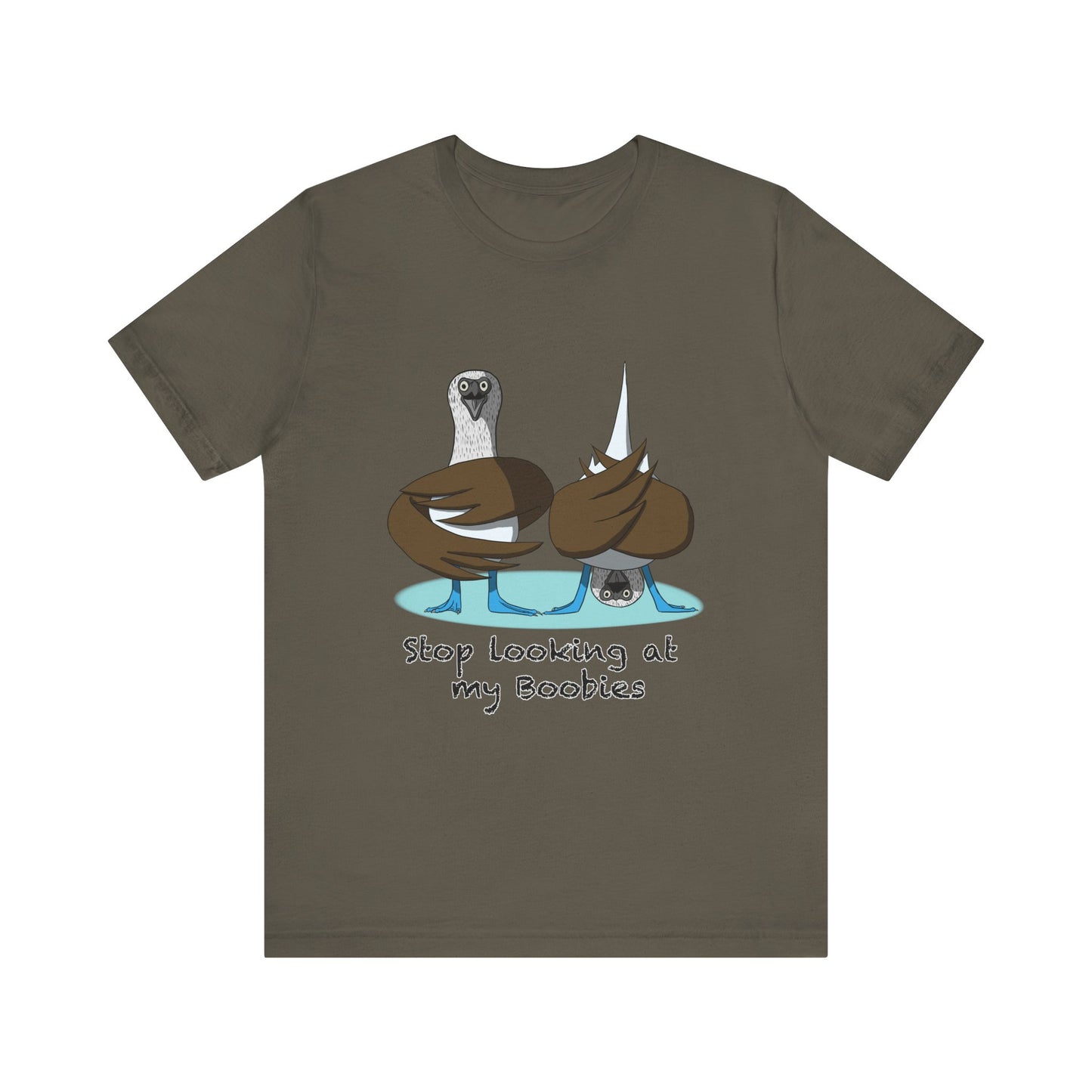 Blue footed Bird Unisex Jersey Short Sleeve Tee