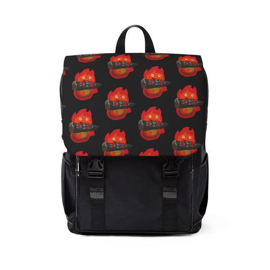 Fire demon Casual Shoulder Backpack