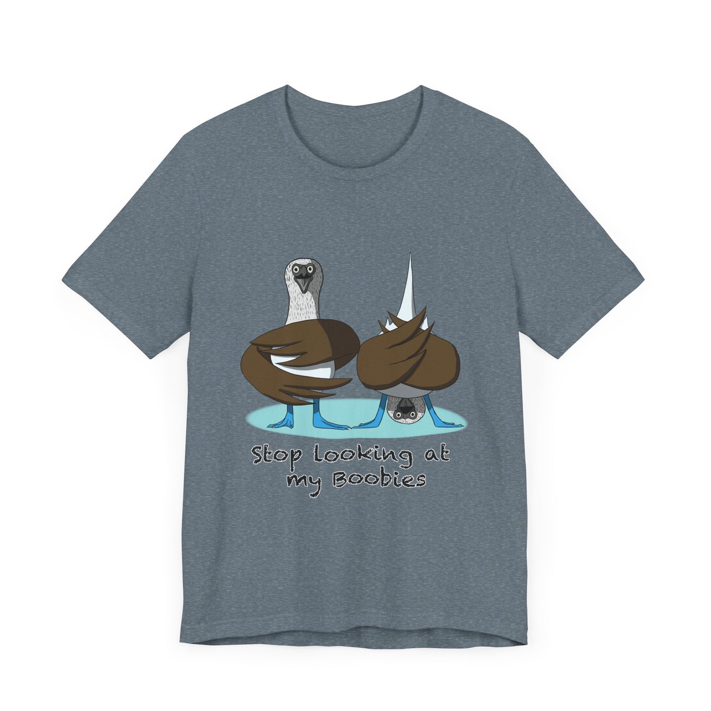 Blue footed Bird Unisex Jersey Short Sleeve Tee