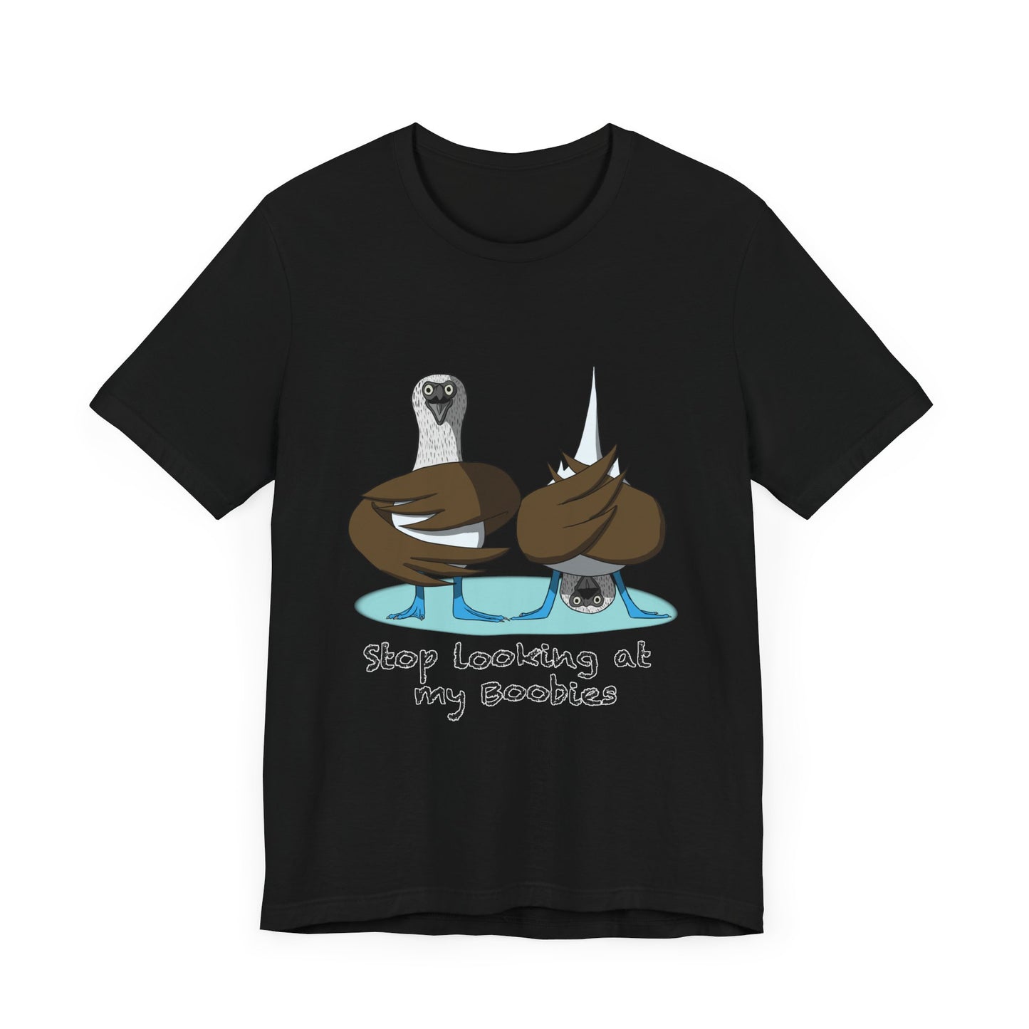 Blue footed Bird Unisex Jersey Short Sleeve Tee