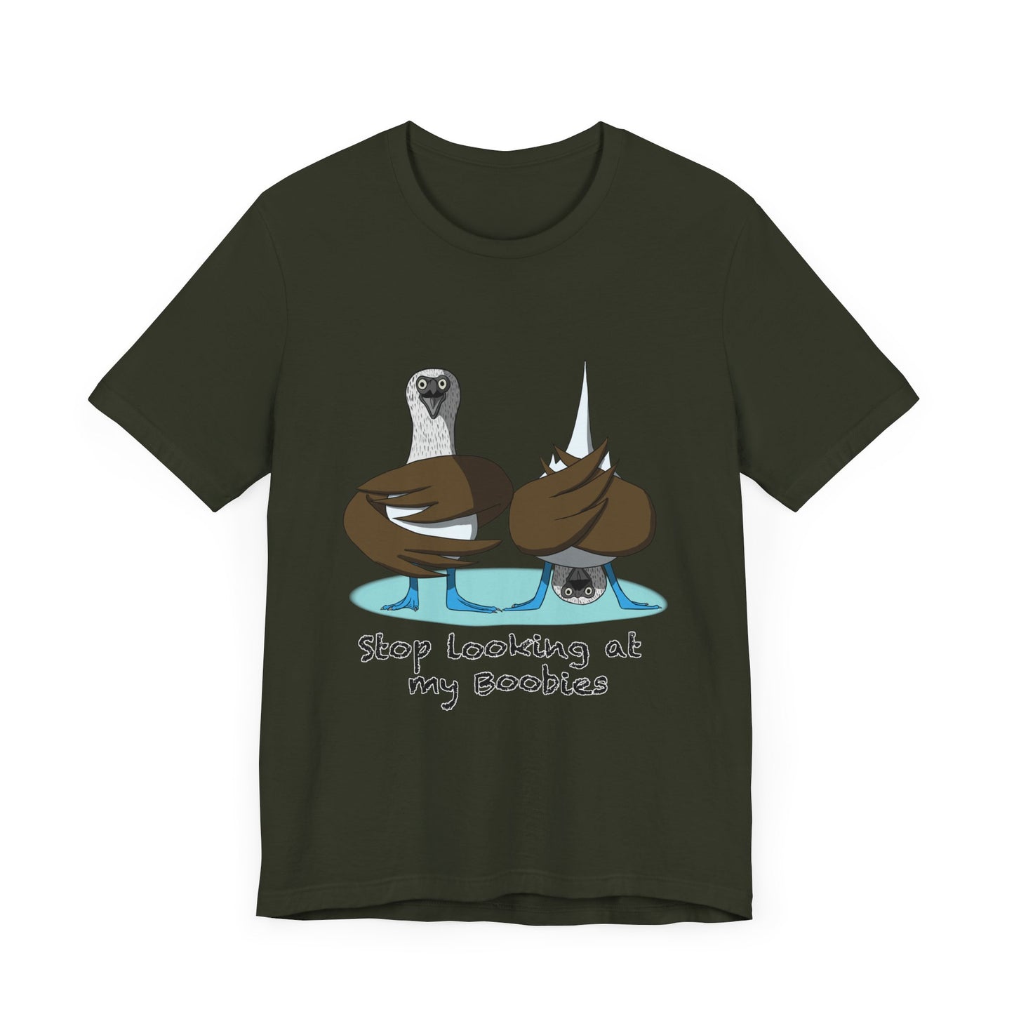 Blue footed Bird Unisex Jersey Short Sleeve Tee